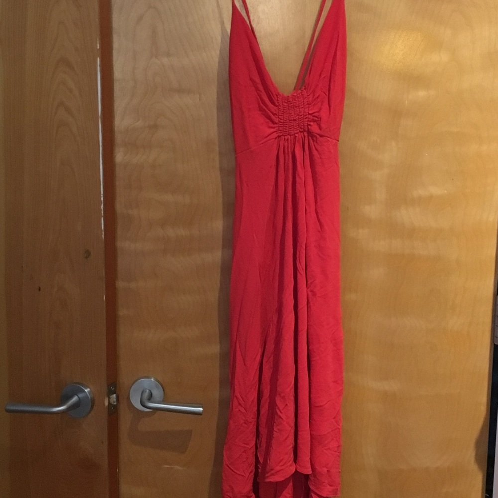 Yigal red dress